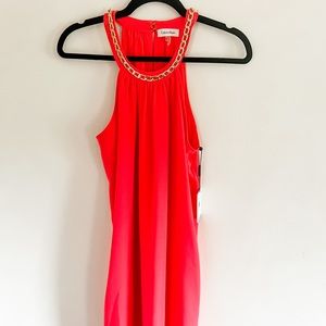 Calvin Klein Watermelon Dress ~ BRAND NEW WITH TAGS ~ Size 8